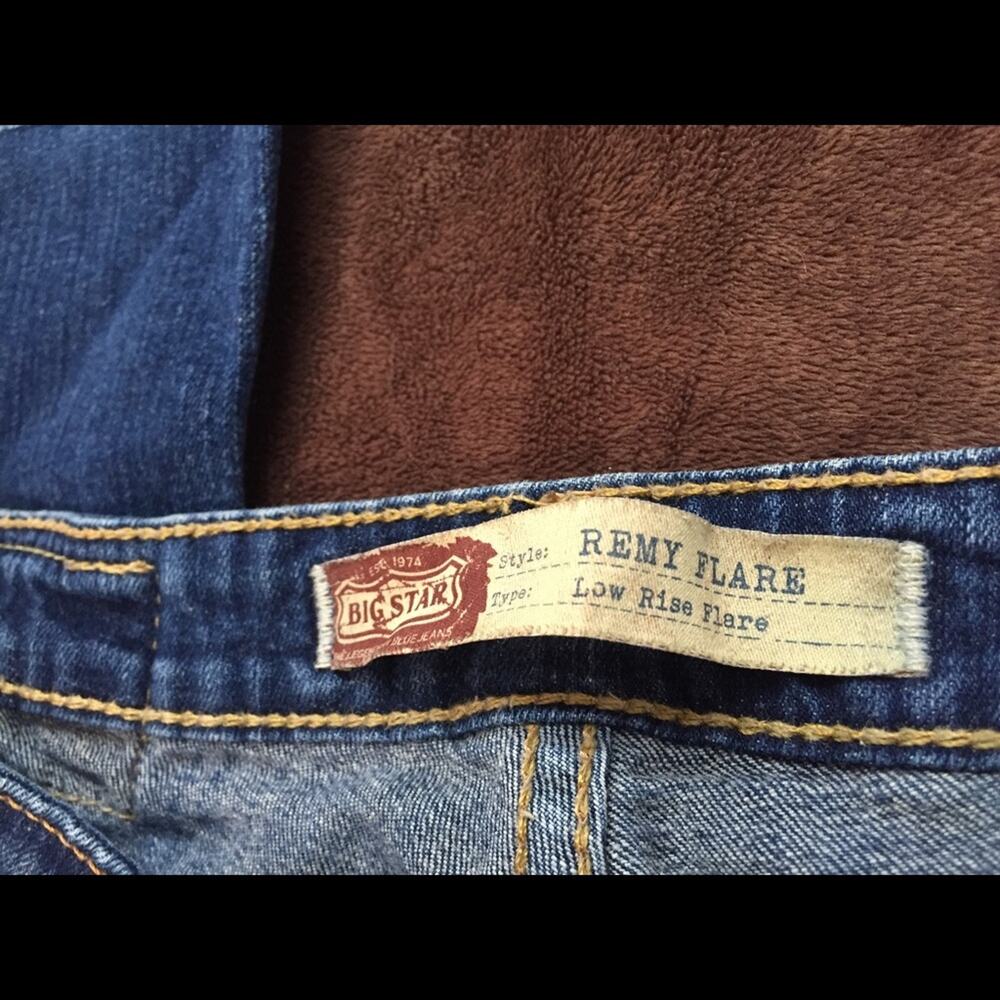 Big star Remy Flare low rise jeans Size 26l - Picture 3 of 6